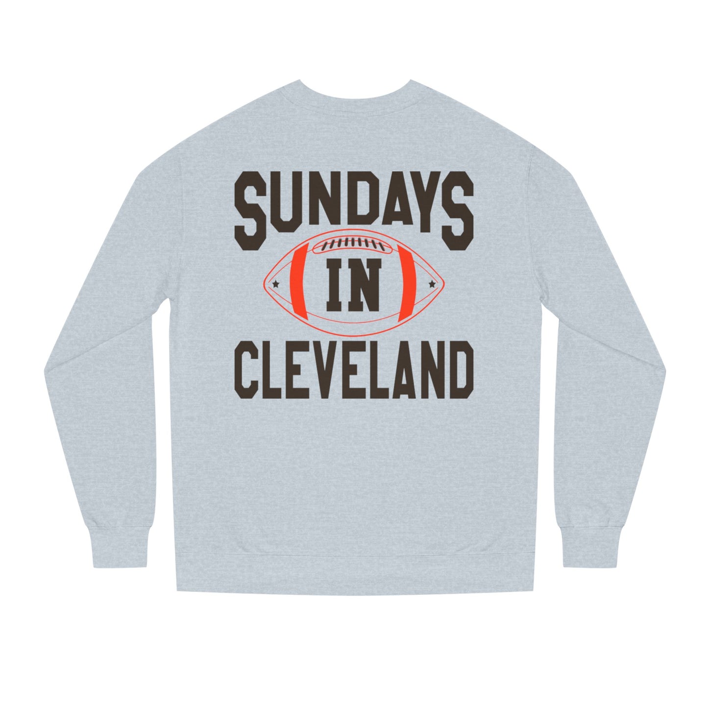 Sundays in Cleveland Football Sweatshirt