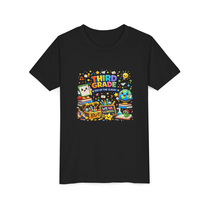Third Grade Kids Tee — "Third Grade Out of the Classroom" Back-to-School Youth Shirt