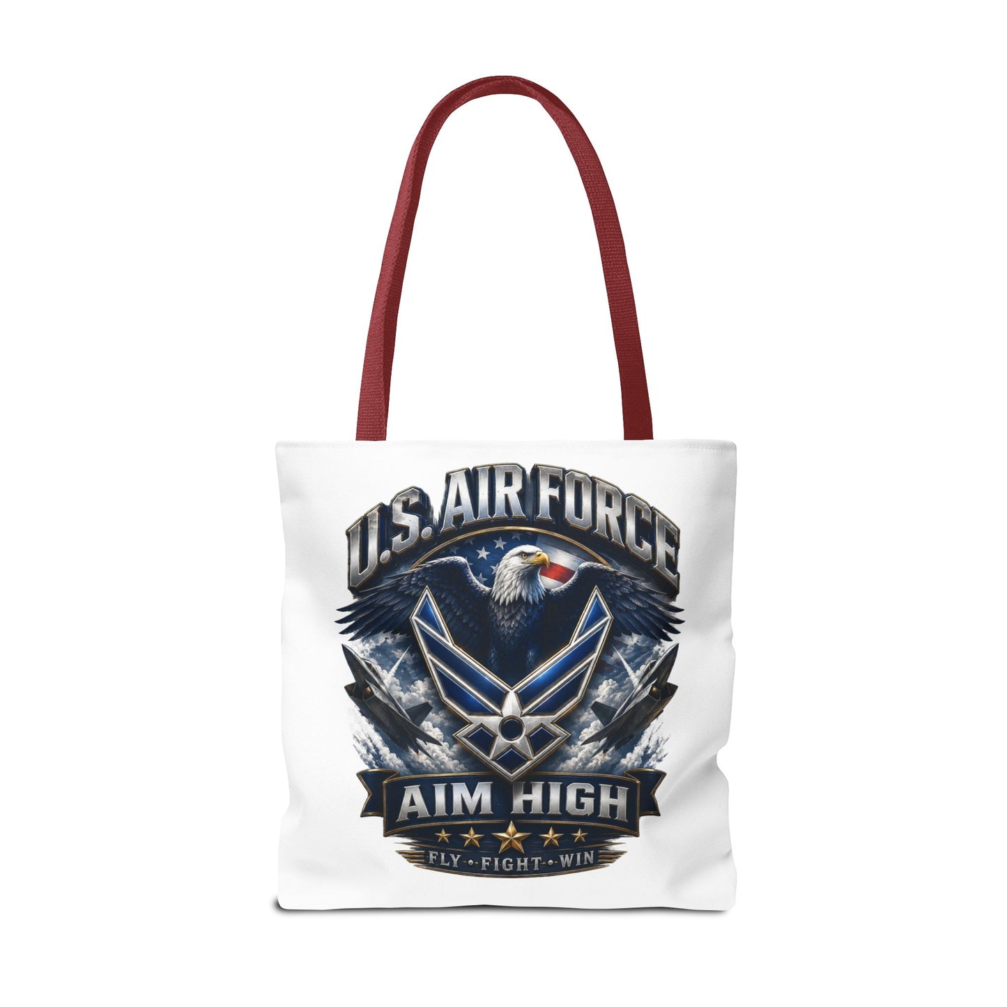 U.S. Air Force Aim High Tote Bag — Patriotic Eagle Military Tote