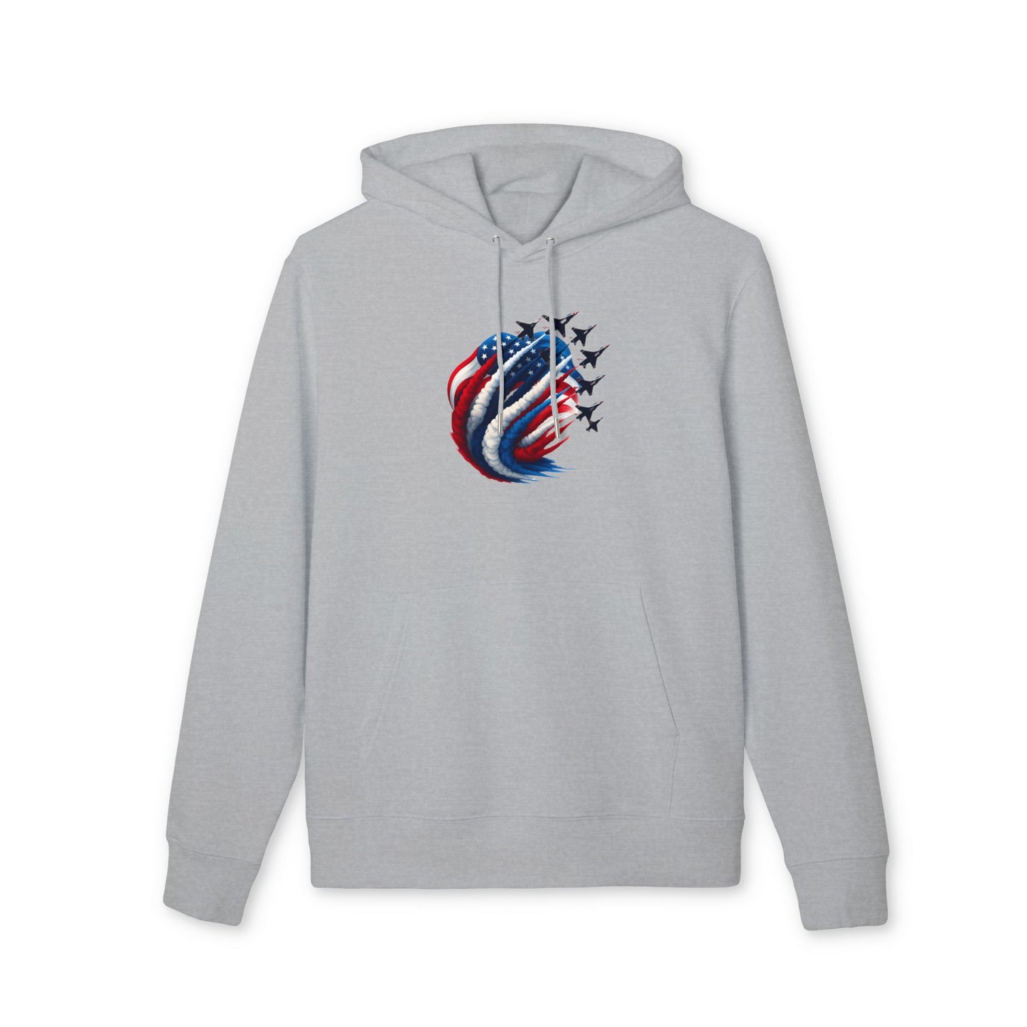 American Flag Jet Formation Hoodie — Patriotic Airshow Pullover