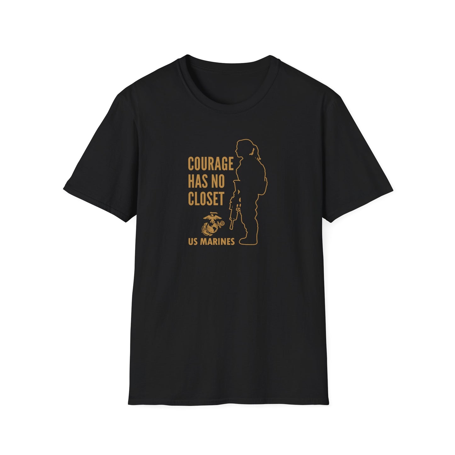 US Marines “Courage Has No Closet” T-Shirt