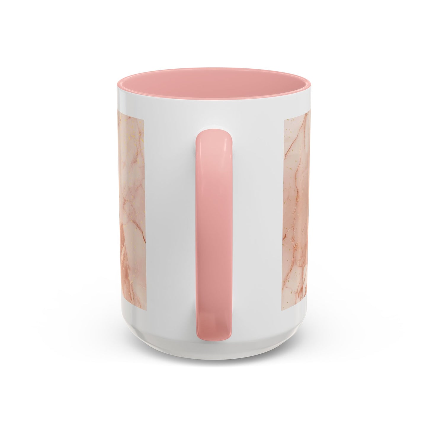 Mom Marble Accent Coffee Mug — Rose Gold & Gold Vein 11/15oz Gift