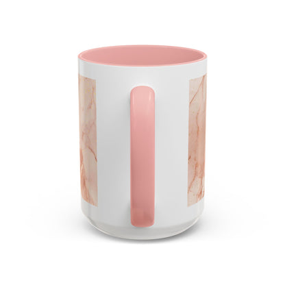 Mom Marble Accent Coffee Mug — Rose Gold & Gold Vein 11/15oz Gift