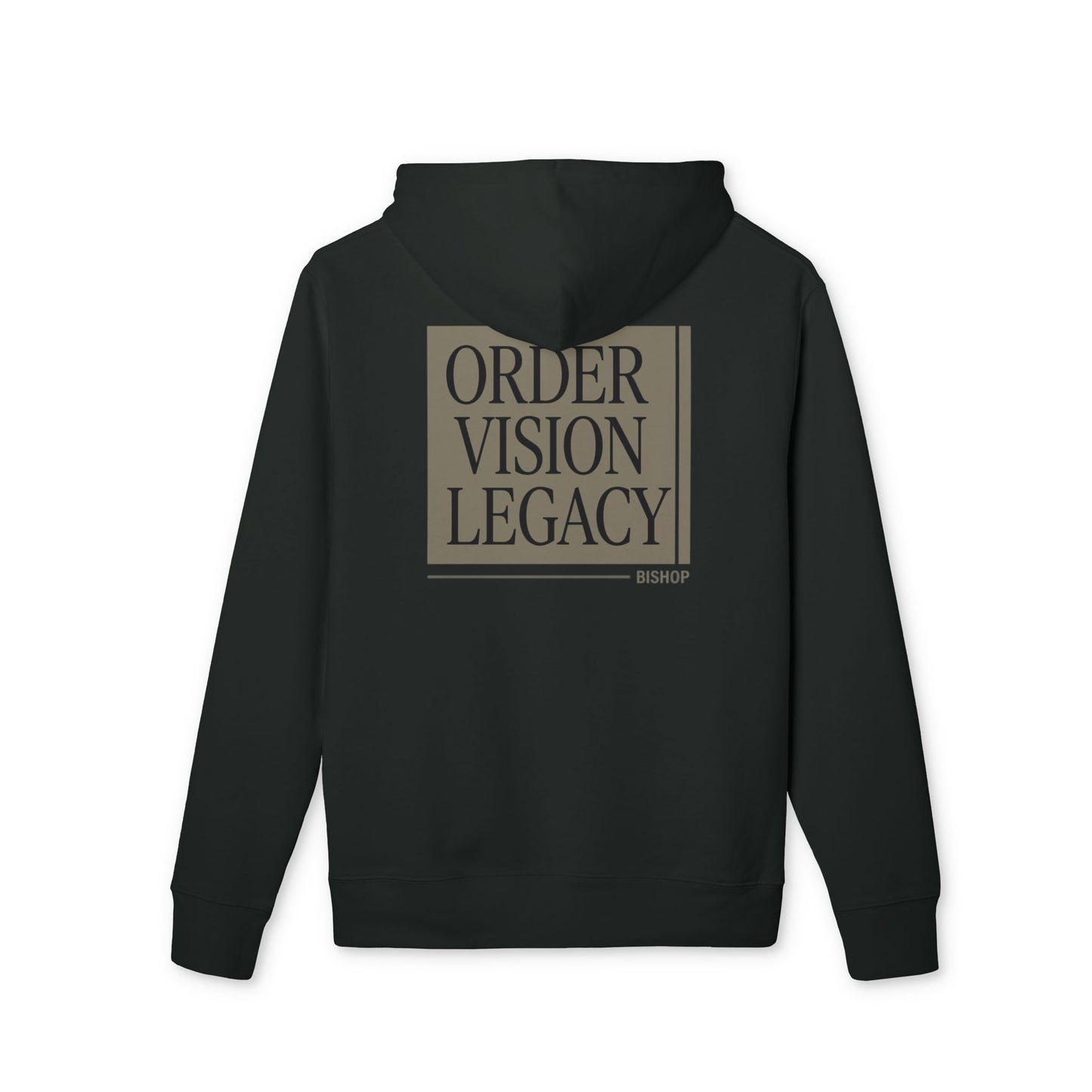 Order Vision Legacy Hoodie — Minimalist Typographic Pullover