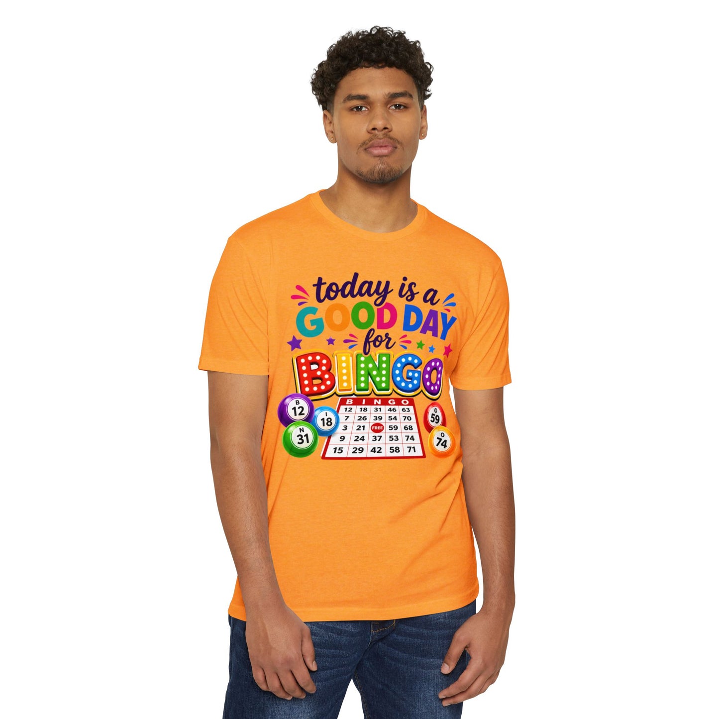 Bingo T-Shirt — "Today Is a Good Day for Bingo" Colorful Game Night Tee