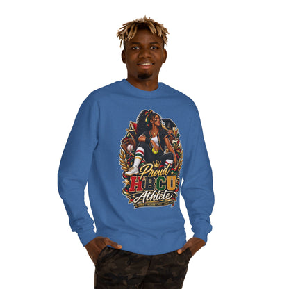 HBCU Athlete Sweatshirt — Proud HBCU Graduate & Athlete Graphic Crewneck