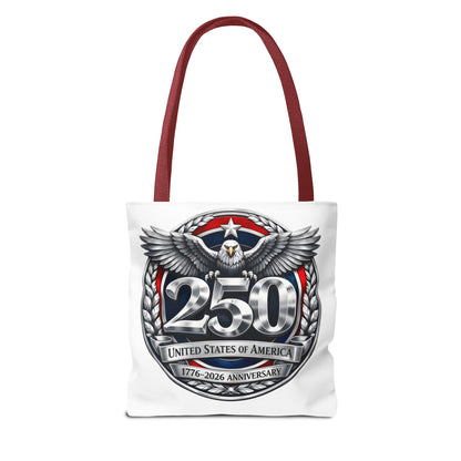 250th USA Anniversary Tote Bag — Patriotic Eagle 1776–2026 Commemorative Tote
