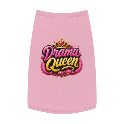 Drama Queen Pet Tank Top — Cute Royalty Dog Shirt