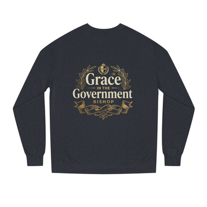 Grace in the Government Sweatshirt — Bishop Inspirational Christian Crewneck