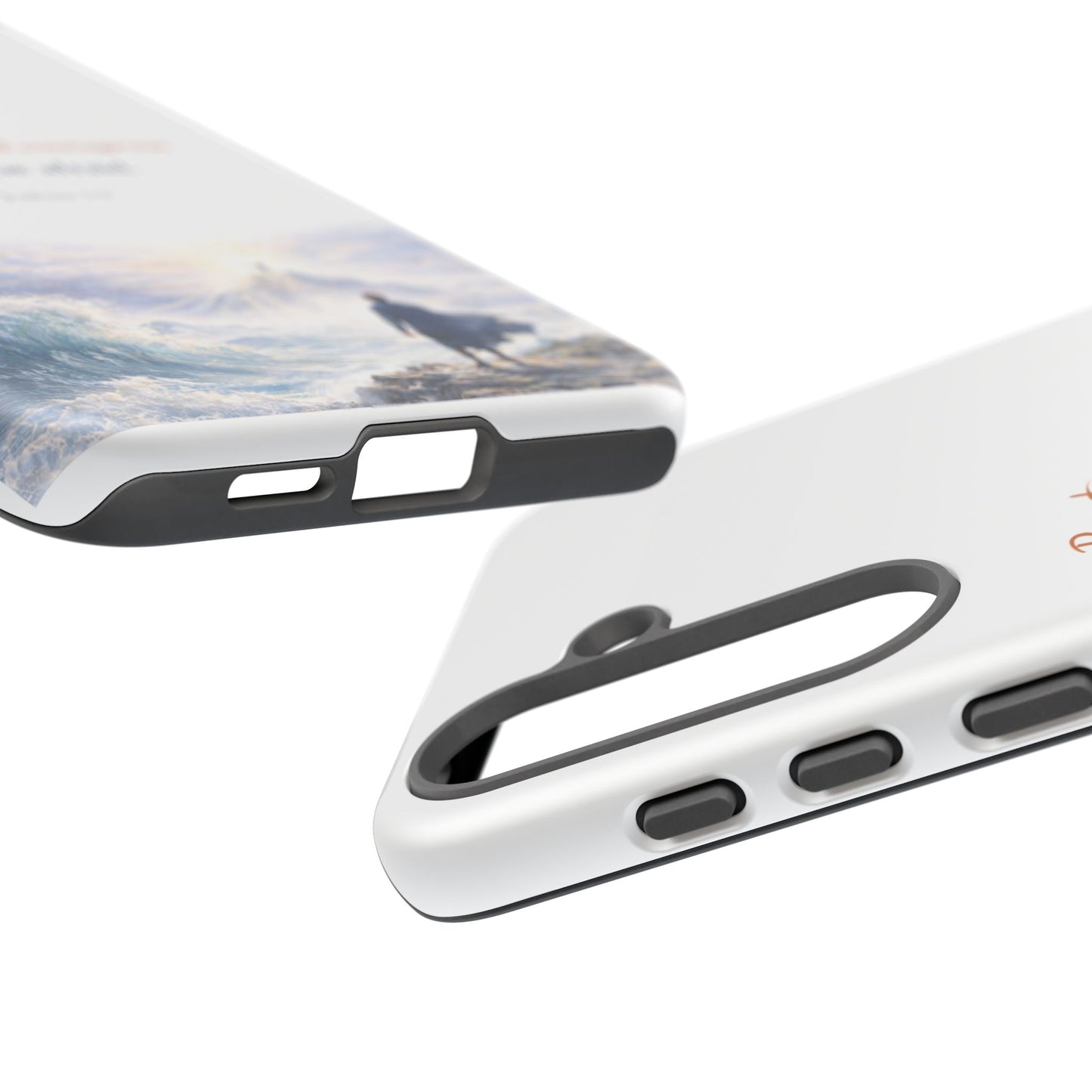 Inspirational 'Be Strong and Courageous' Phone Case — Joshua 1:9 Christian Protective Tough Case
