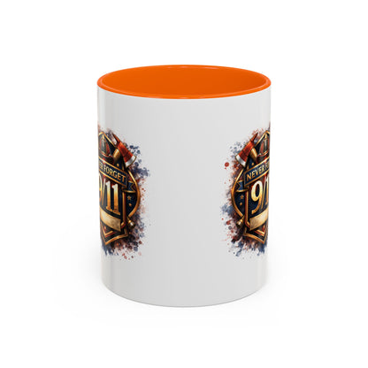 Never Forget 9/11 Memorial Coffee Mug
