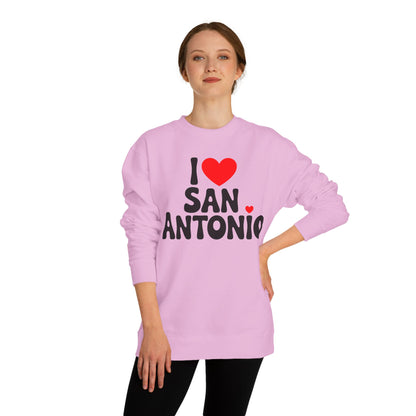 I Heart San Antonio Sweatshirt — Cute City Pride Crewneck
