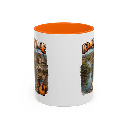 Kerrville Texas Souvenir Coffee Mug — Scenic Riverfront Design (11/15oz)