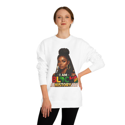 I Am Black History Sweatshirt — Afrocentric Black History Month Crewneck
