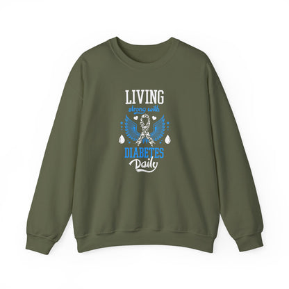 "Living Strong With Diabetes Daily" Sweatshirt