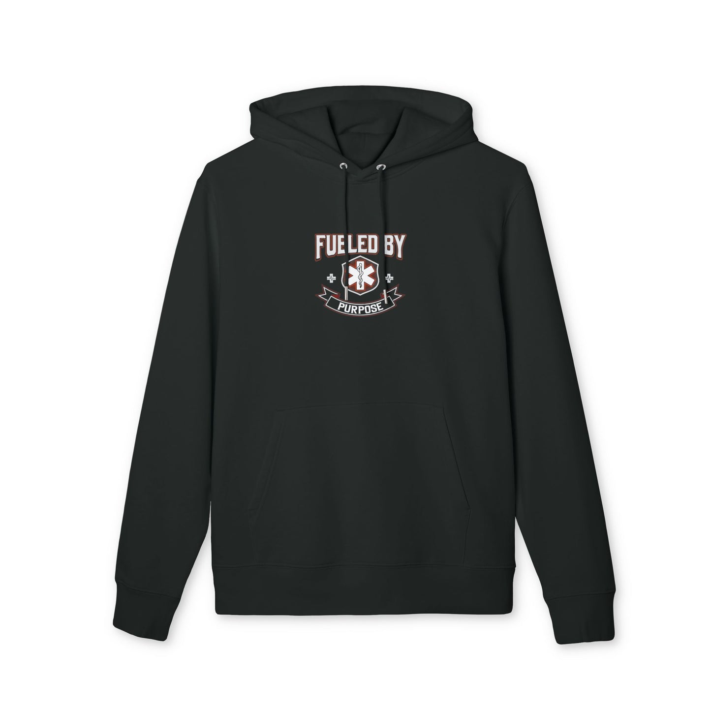 Hoodie — "Fueled By" Medical Star Graphic Pullover