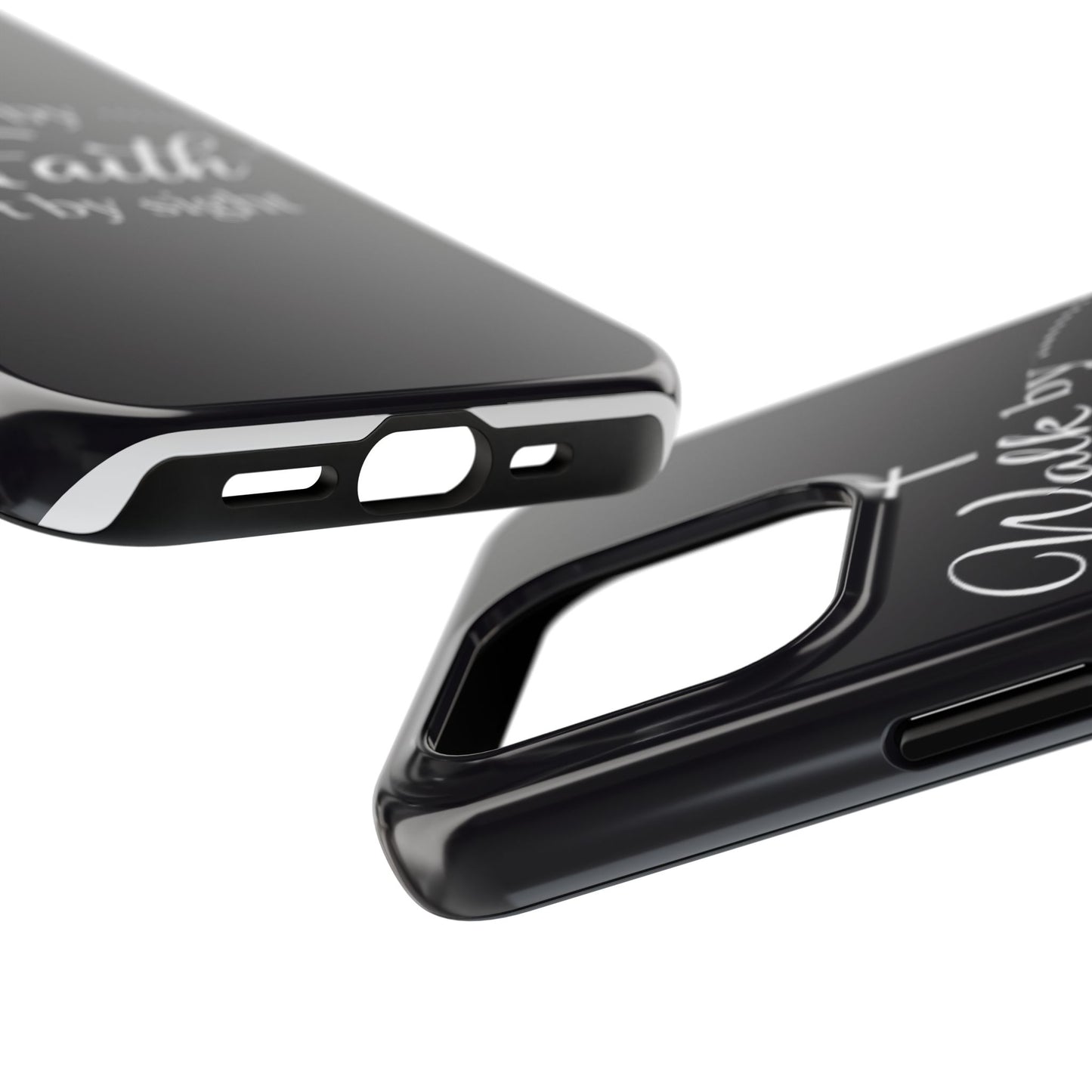 Walk by Faith Tough Phone Case – Christian Inspirational Scripture Design
