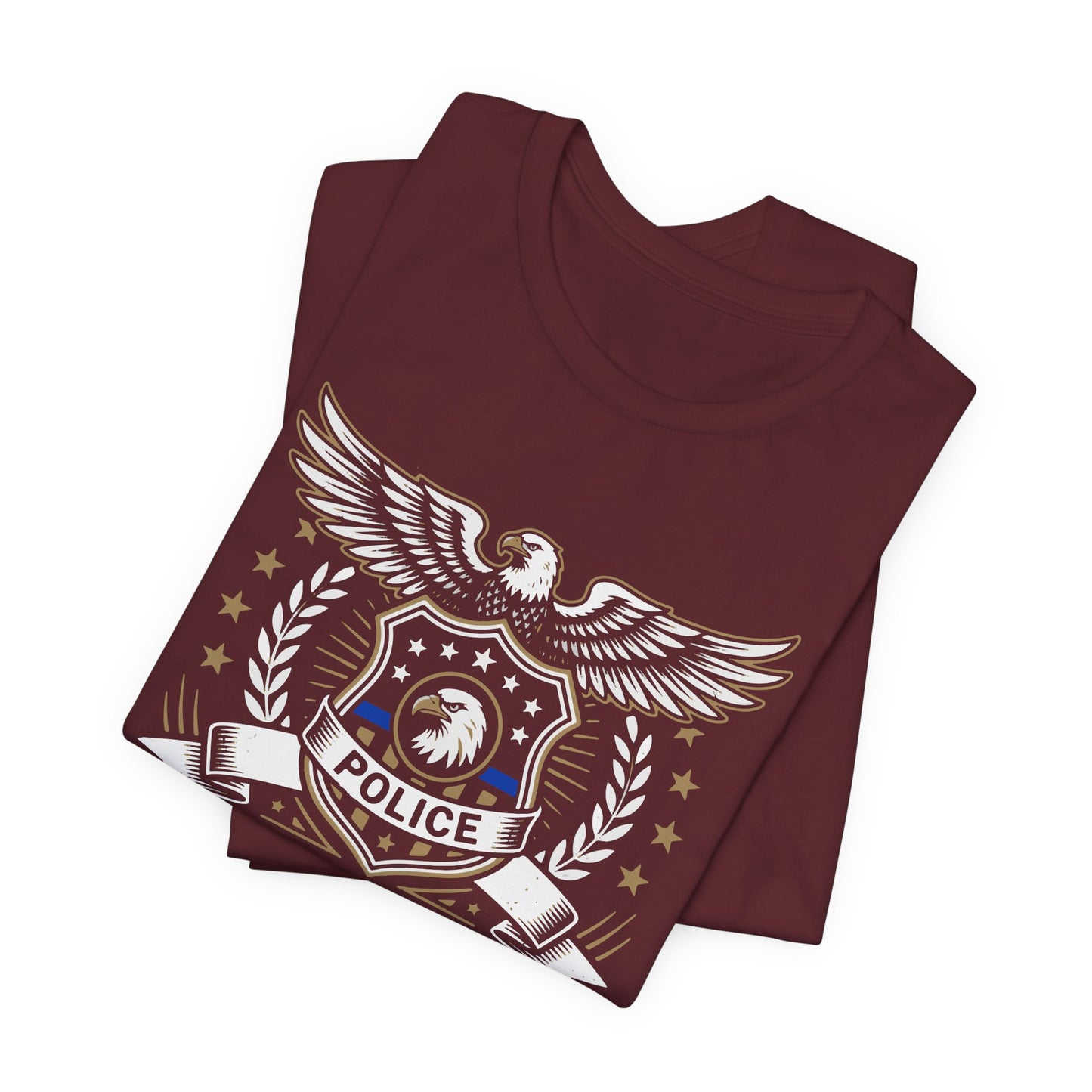Police Honor Courage Service T-Shirt — Law Enforcement Tribute Tee