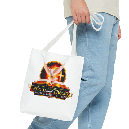 Christian Wisdom & Theology Tote Bag — 'Wisdom and Theology with Bishop Houston' Inspirational Faith Tote