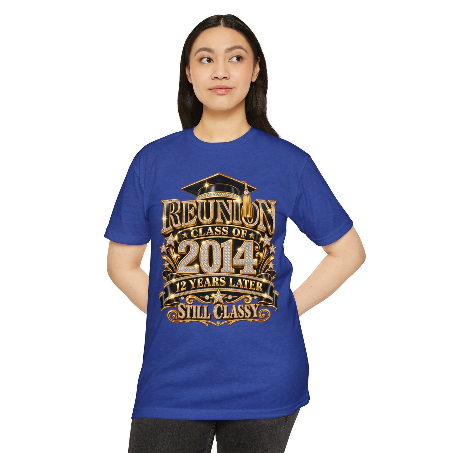 Class of 2014 Reunion T-Shirt — "12 Years Later Still Classy" Graduation Reunion Tee