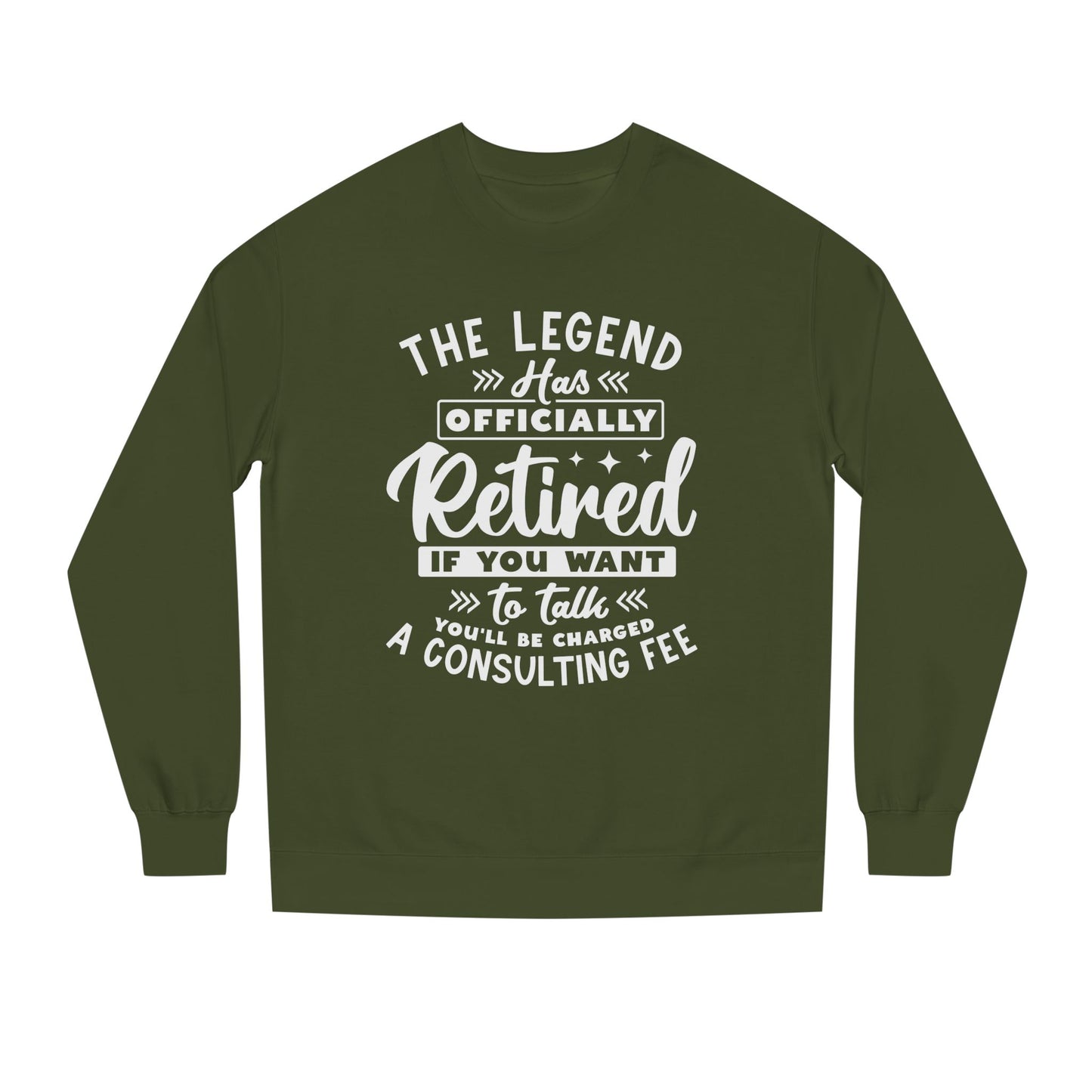 Retired Legend Sweatshirt — "The Legend Has Officially Retired" Retirement Gift