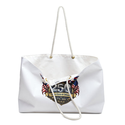 USA 250 Eagle Weekender Bag — Patriotic Travel Tote for 1776–2026 Celebrations