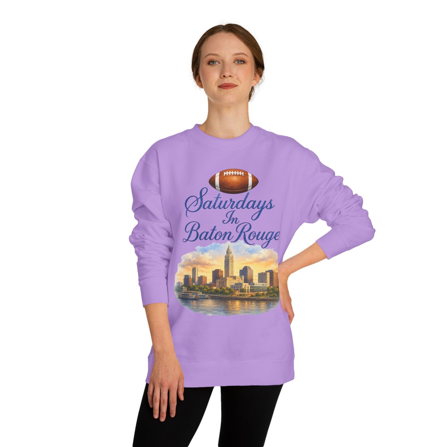 Saturdays in Baton Rouge Football Sweatshirt