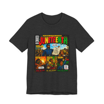 Juneteenth Comic-Style T-Shirt — Retro Celebration Tee