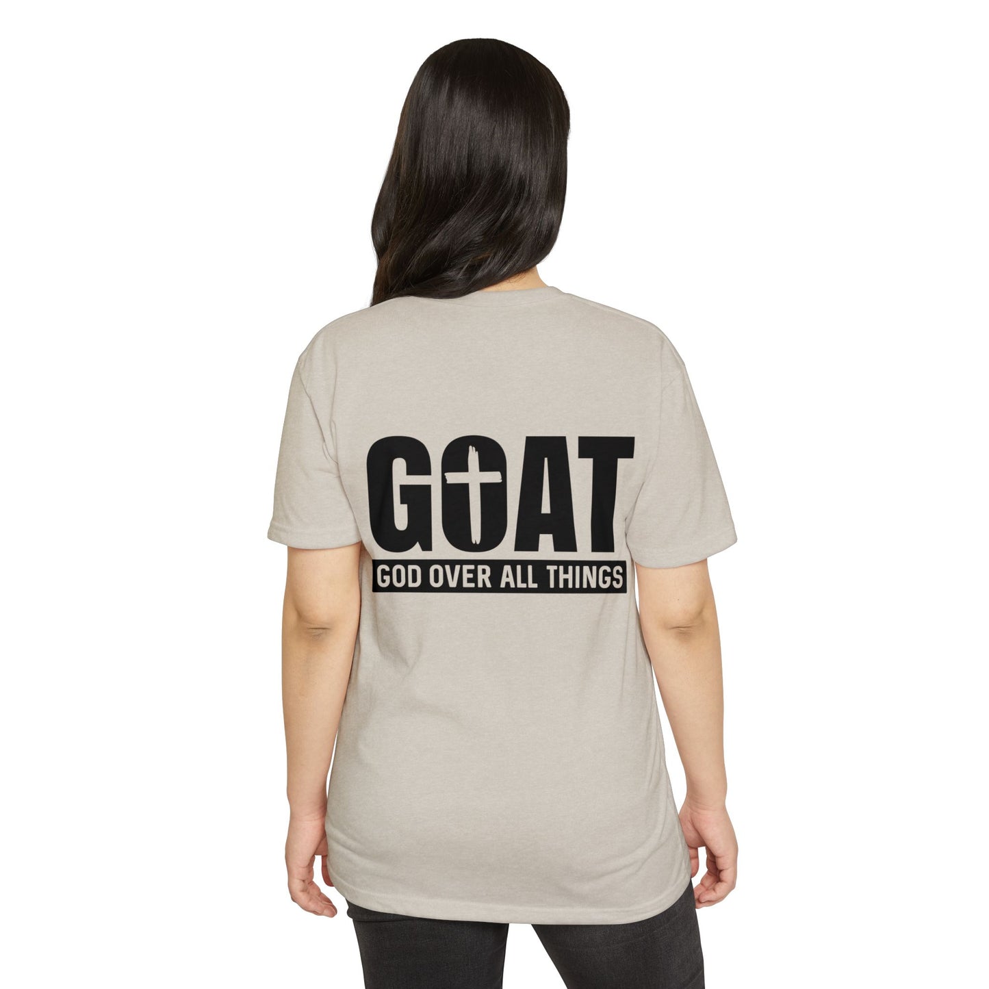 GOAT 'God Over All Things' T-Shirt - Christian Faith Tee