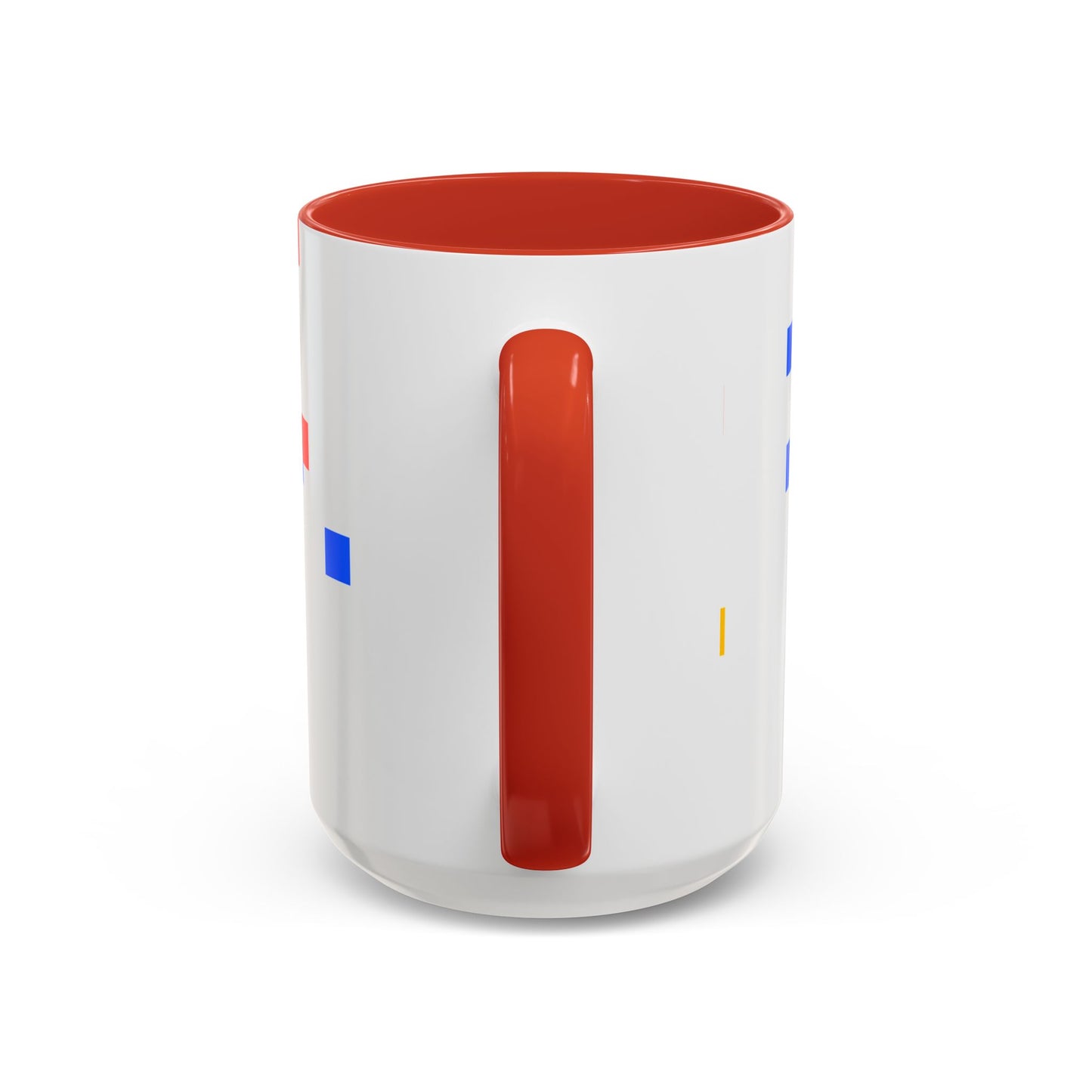 Autism Acceptance Accent Coffee Mug – Colorful Puzzle Square Design (11/15 oz)
