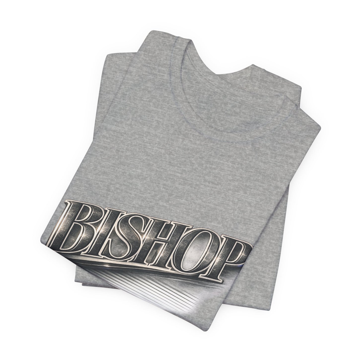 Bishop Retro Chrome Logo T‑Shirt
