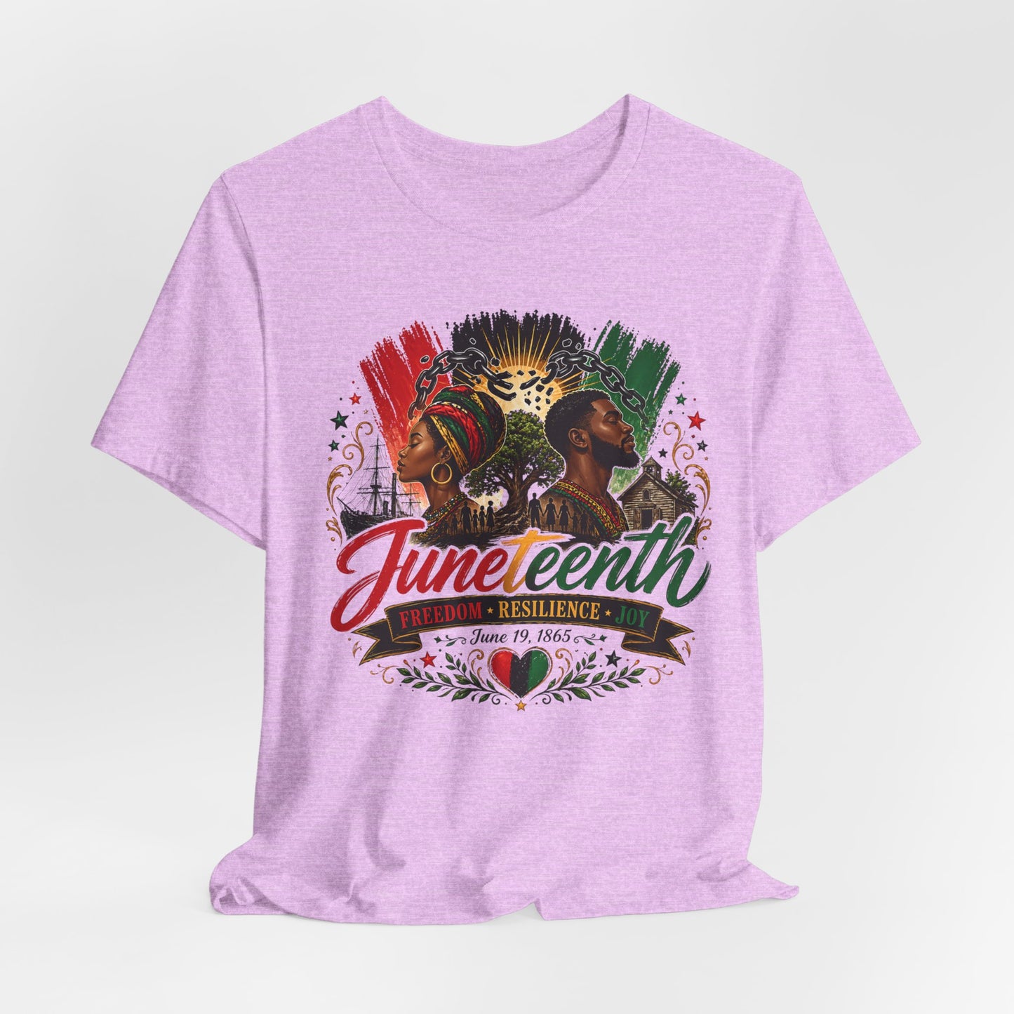 Juneteenth Celebration Tee — Freedom Resilience Juneteenth Graphic Shirt