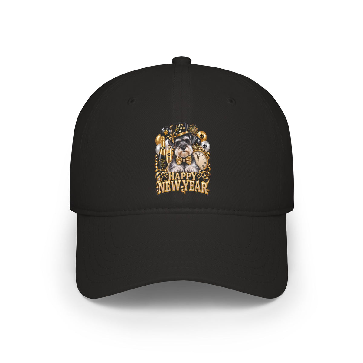 Happy New Year Bulldog Low Profile Cap