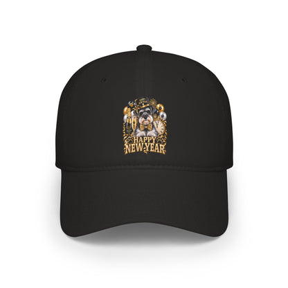 Happy New Year Bulldog Low Profile Cap