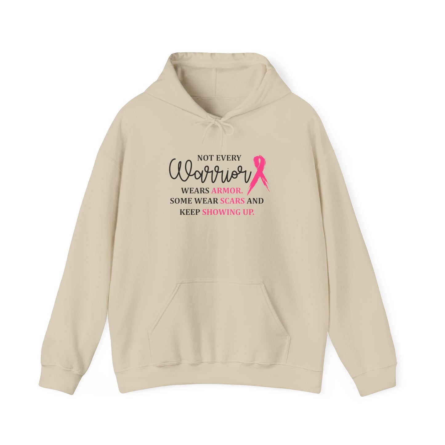 Not Every Warrior Wears Armor Breast Cancer Awareness Hoodie