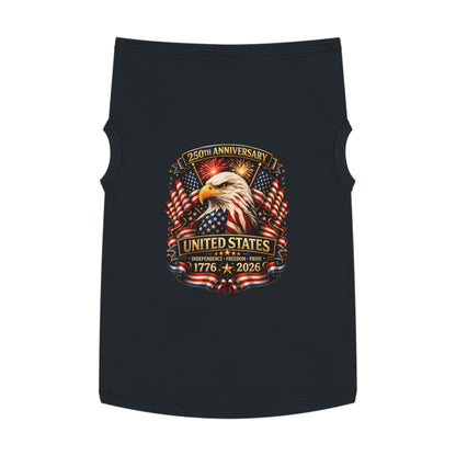 Patriotic Pet Tank — 250th United States Anniversary Eagle (1776–2026)