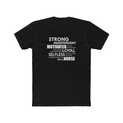 Nurse Word Cloud Tee — "I'm a Nurse" Inspirational Graphic T-Shirt