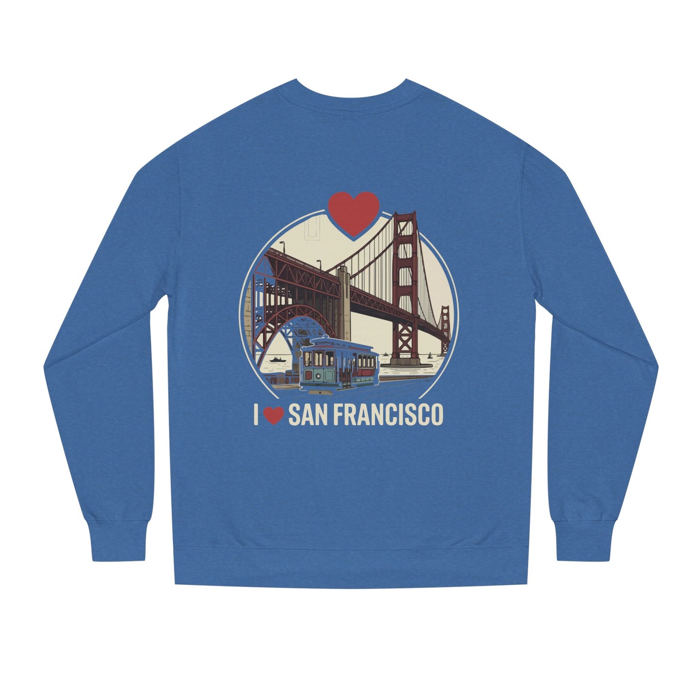San Francisco Sweatshirt – I  San Francisco Golden Gate Bridge Crewneck