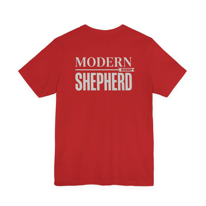 Modern Shepherd T‑Shirt – "Modern Bishop Shepherd" Graphic Tee