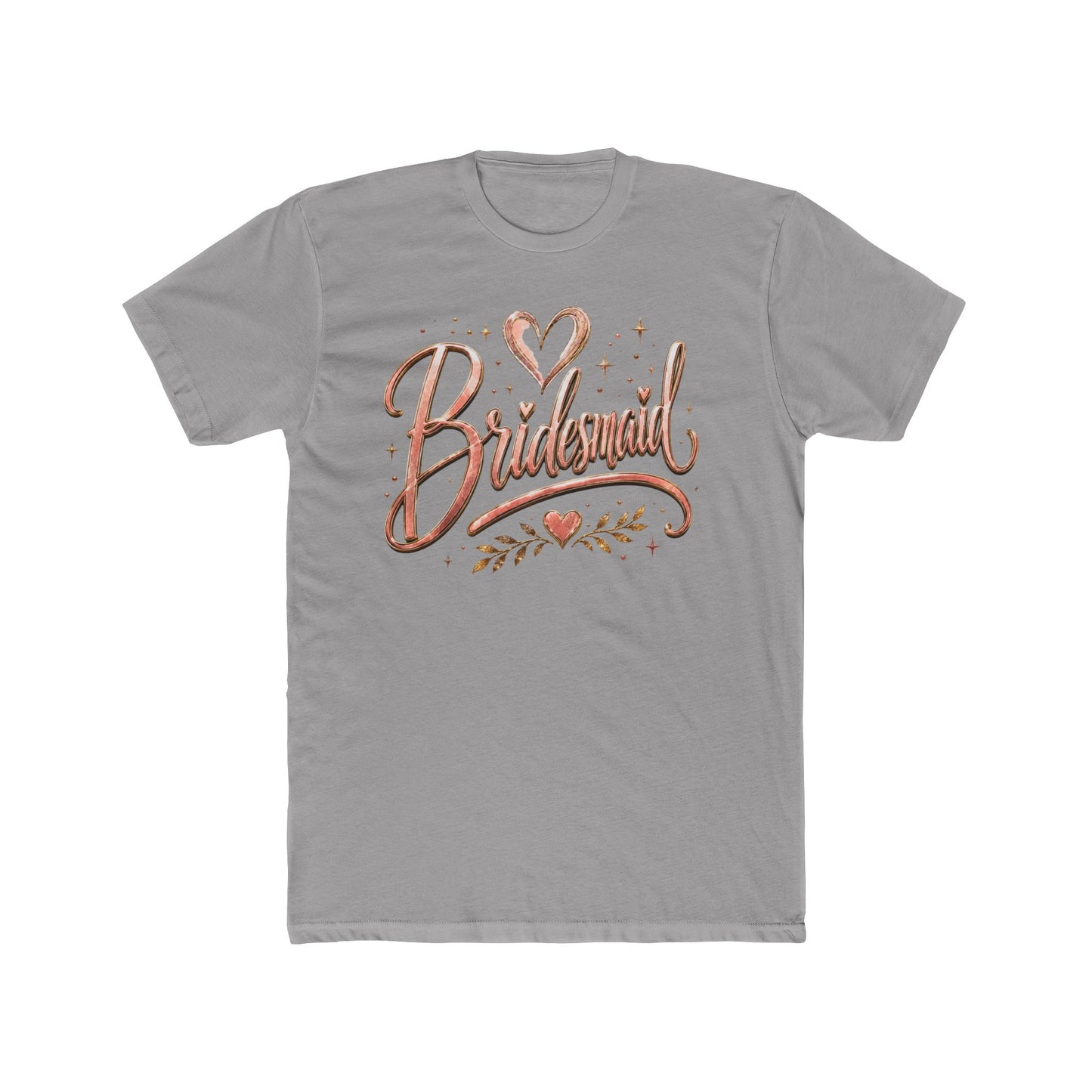 Bridesmaid Rose Gold Script T-Shirt