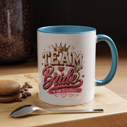 Team Bride Coffee Mug — 'Team Bride' Bachelorette Accent Mug (11/15oz)