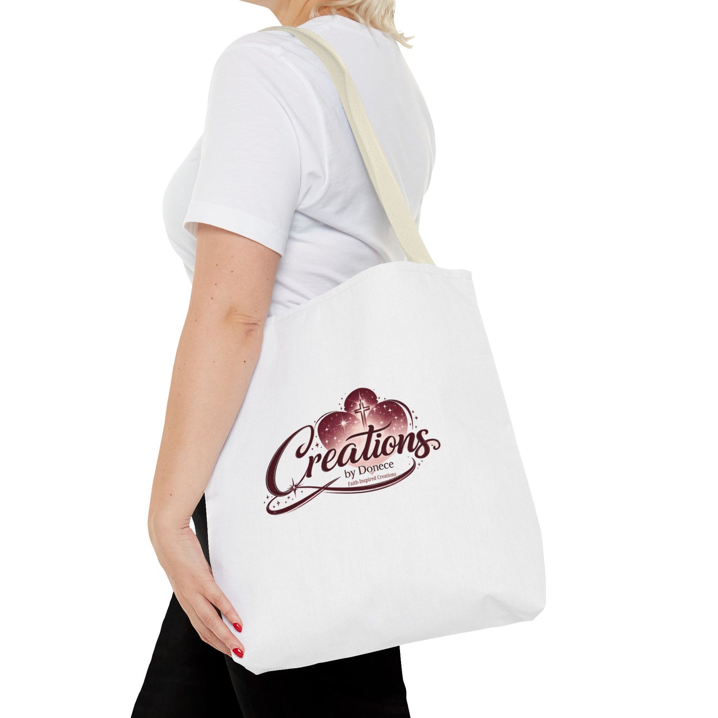 Creations Floral Logo Tote Bag – Branded Reusable Shopping & Gift Tote