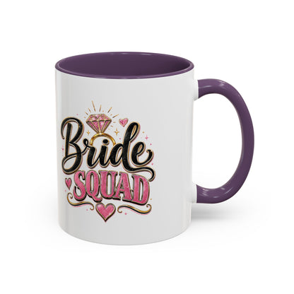 Bride Squad Coffee Mug — Bachelorette Party Gift, Bridal Shower Accent Mug