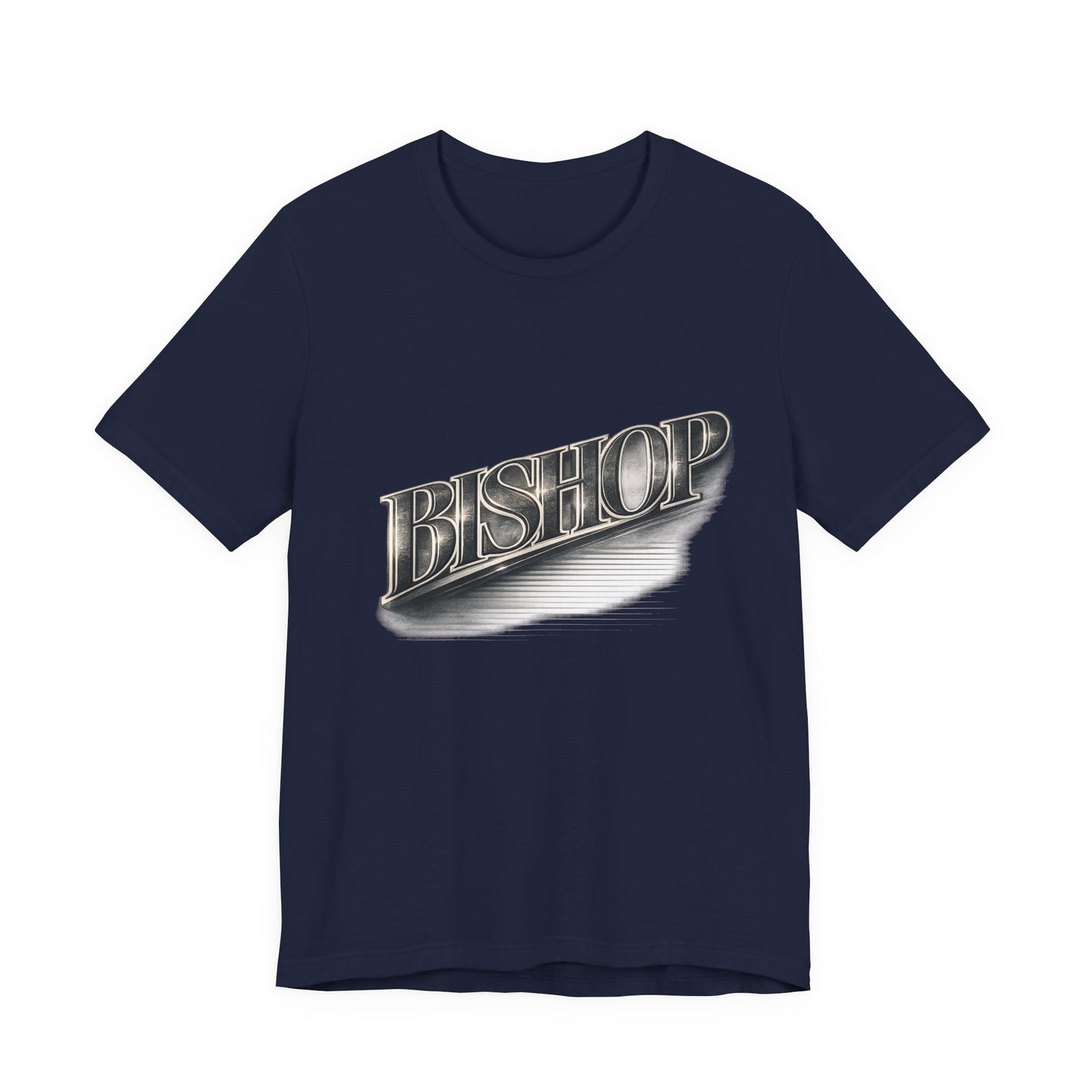Bishop Retro Chrome Logo T‑Shirt
