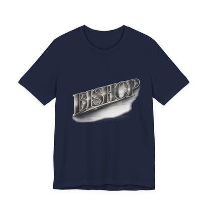 Bishop Retro Chrome Logo T‑Shirt