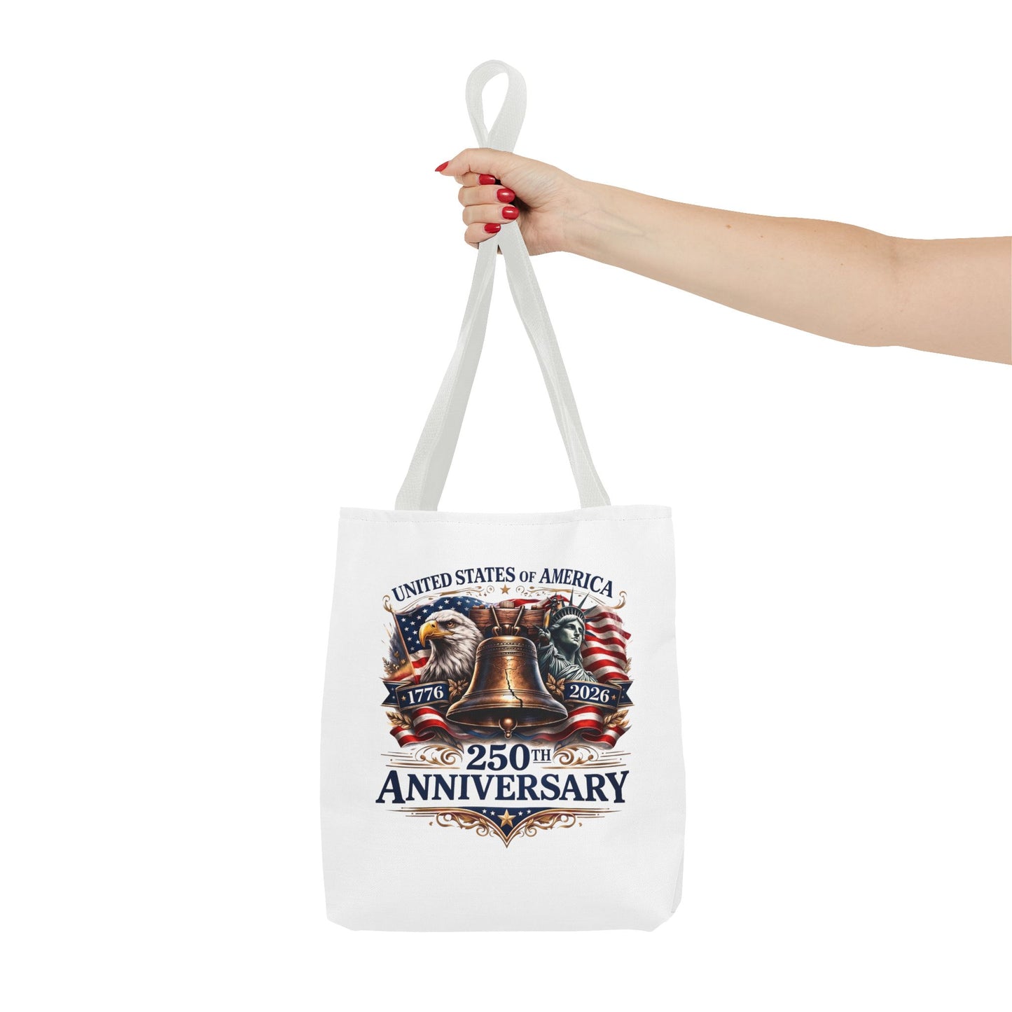 Anniversary Tote Bag — "United States of America 250th Anniversary" Liberty Bell Design