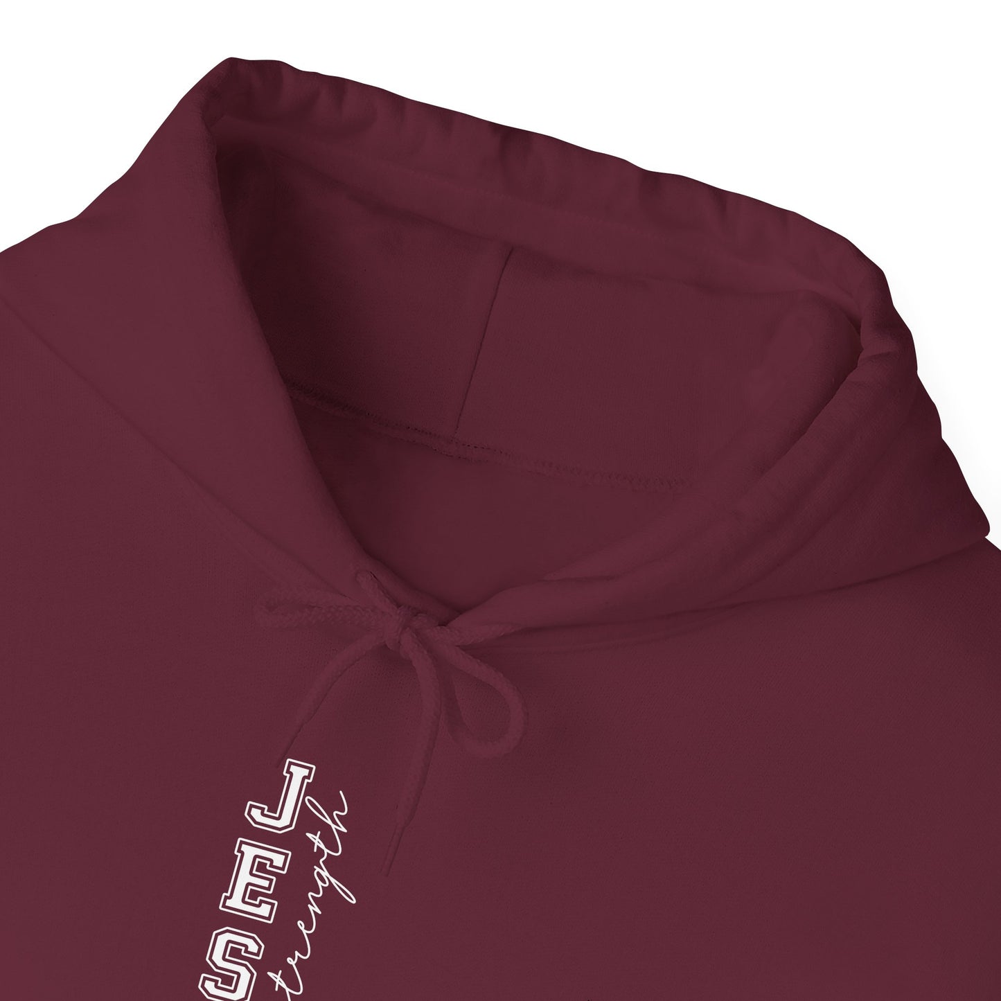 Jesus Vertical Script Hoodie