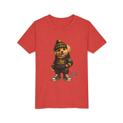 Youth Bear Graphic Tee – "I Love My Culture" Urban Streetwear