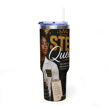 STEM Queen 40oz Vacuum Tumbler – Inspirational Scientist Travel Mug