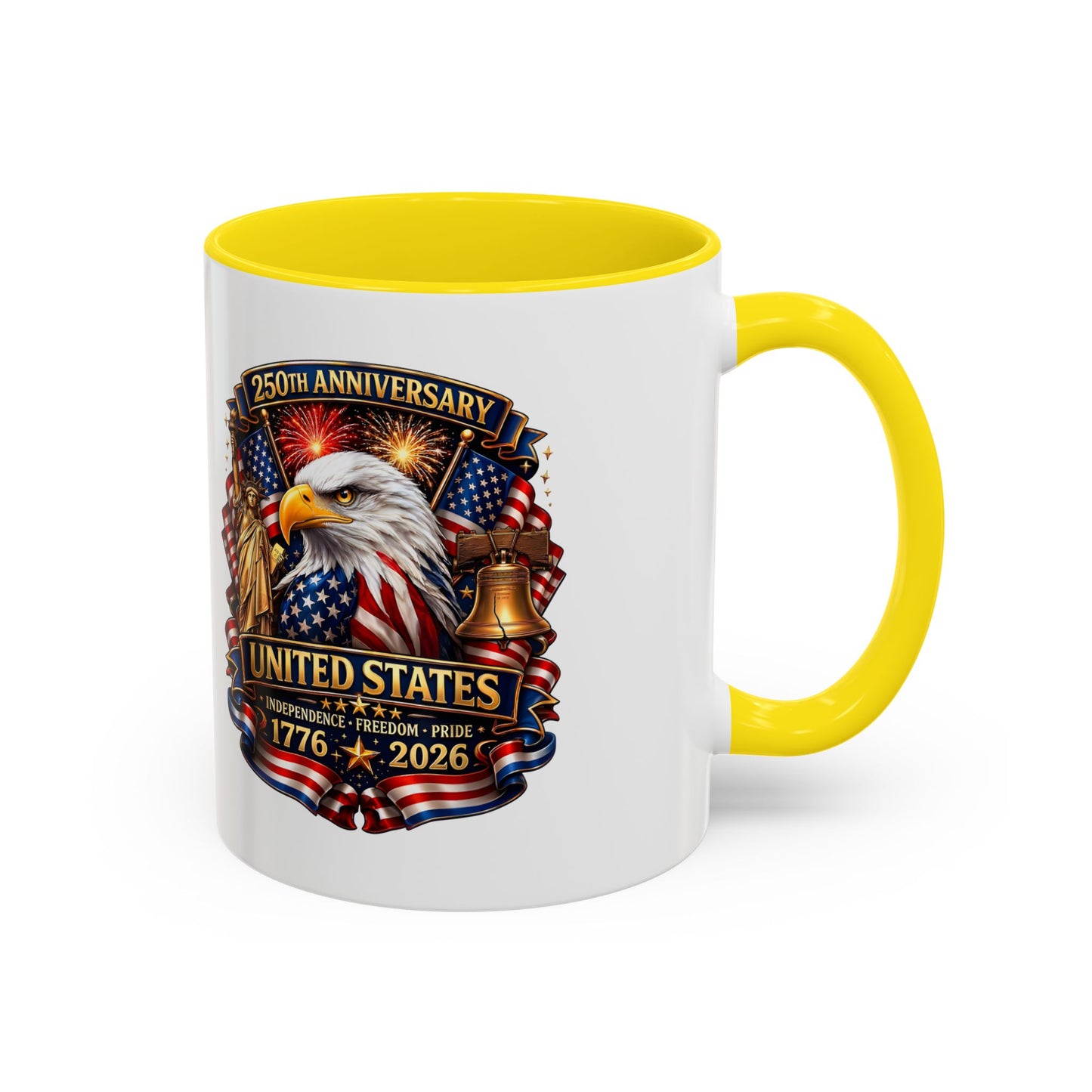 250th Anniversary United States Eagle Coffee Mug – Patriotic 1776–2026 Accent Mug